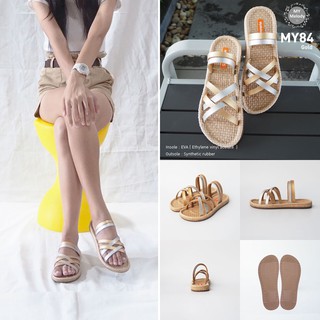 รองเท้าแตะ แฟชั่น mymelody sandals รุ่น MY-84-Gold