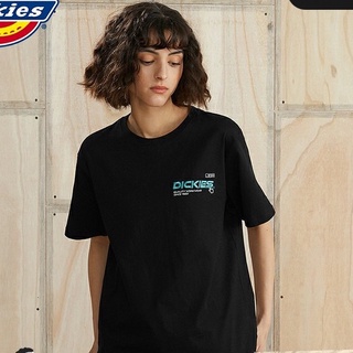 เสื้อยืดคอกลม ผ้าฝ้าย พิมพ์ลายโลโก้ Dickies แฟชั่นฤดูใบไม้ผลิ และฤดูร้อน สําหรับผู้ชายยืด.สบาย.รัก