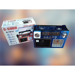 วิทยุ G-Good FM/AM/MP3 รุ่น G-781C สามารถเชื่อมต่อบลูทูธได้