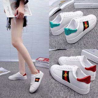 รองเท้าผู้หญิง แฟชั่น ผ้าใบ สุดเก๋ สีสันสดใส รุ่น SF-606