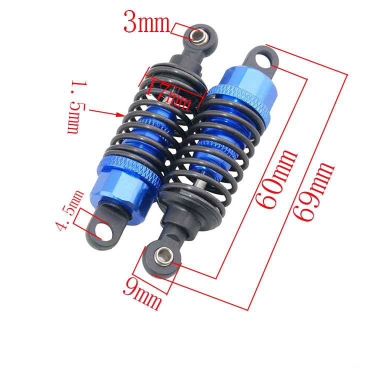 Rc 102004 โช๊คอัพอลูมิเนียม 69 มม. สําหรับ HSP 1:10 94101 94102 94103 94103Pro 94123 94123Pro