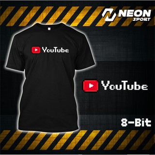 เสื้อยืดสกรีนลาย 🔥🔥 Youtube 8bit 🔥🔥