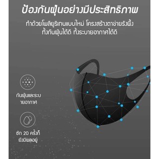 หน้ากาผ้า ผ้ากันแดด ผ้ากันฝุ่น ผ้าบัฟ ผ้าปิดหน้า ผ้าปิด จมูก/ปาก ทรง 3D มีซับใส่สบายหายใจสะดวก ใช้ซ้ำได้