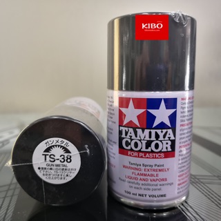 สีสเปรย์ทามิย่า Tamiya TS-38 Gun Metal 100ml สีกันเมทัล