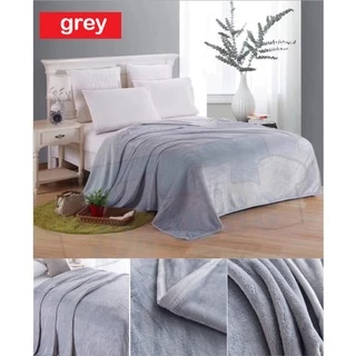 🛏ผ้าห่มนาโนสีเทาอ่อน DC1 ผ้าห่ม🛏เนื้อผ้านุ่ม ห่มเเล้วรู้สึกสบาย 🌈มีหลายขนาดใช้ได้ในทุกสถานการณ์ เหมาะเป็นของขวัญของฝาก