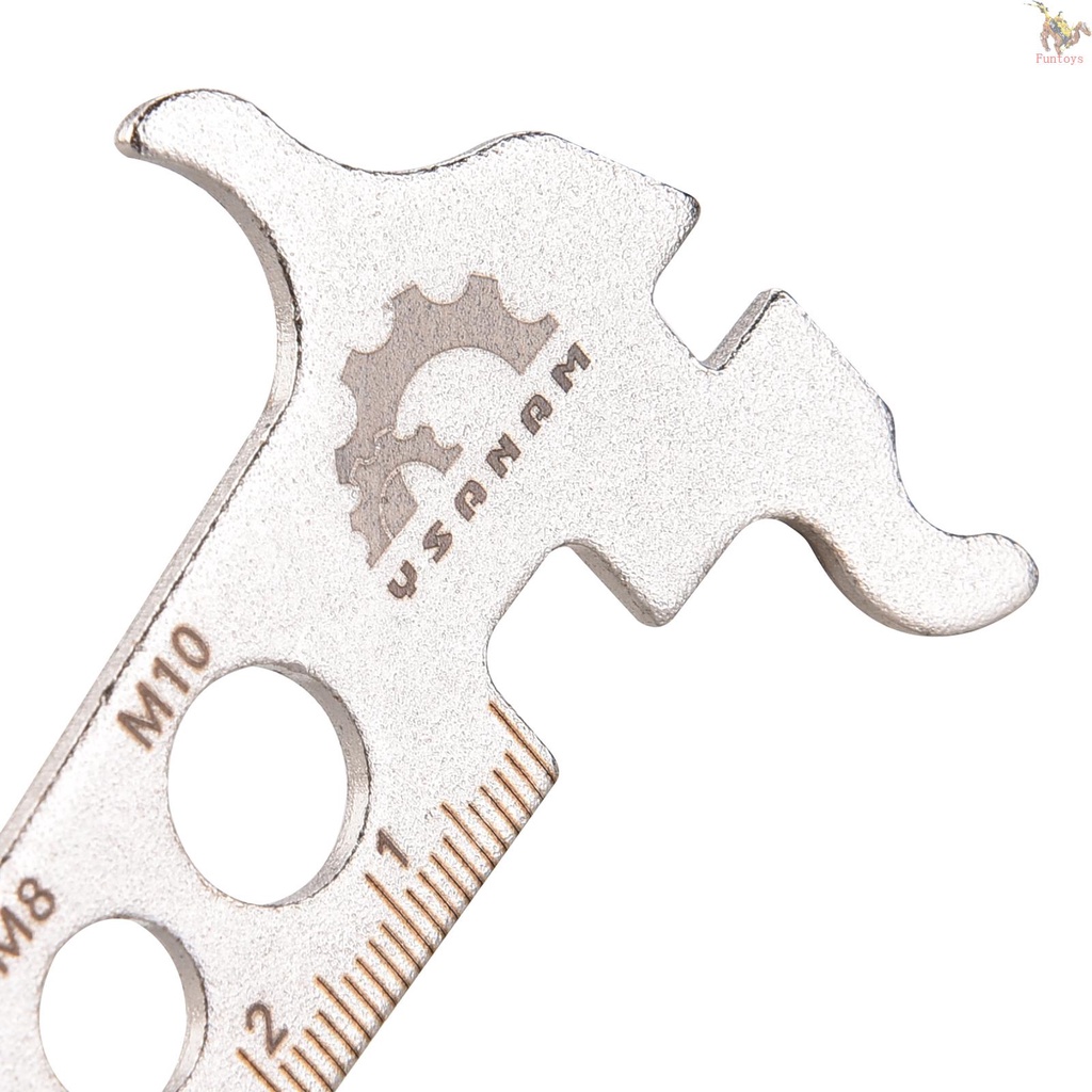 FUN.T Bicycle Chain Measuring Ruler Bike Chain Checker Wear Indicator ...