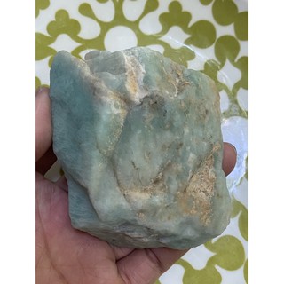 (Z)พลอยธรรมชาติ อะแมโซไนท์(Amazonite) พลอยแท้100% น้ำหนัก 1321.00 กะรัต