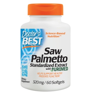 Doctors Best, Saw Palmetto Standardized Extract, 320 mg, 60 Softgels