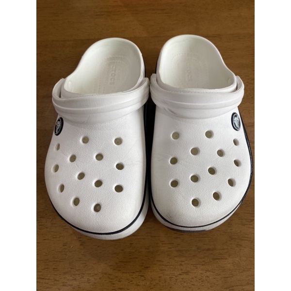 รองเท้าเด็กมือสอง crocs แท้ Size 13