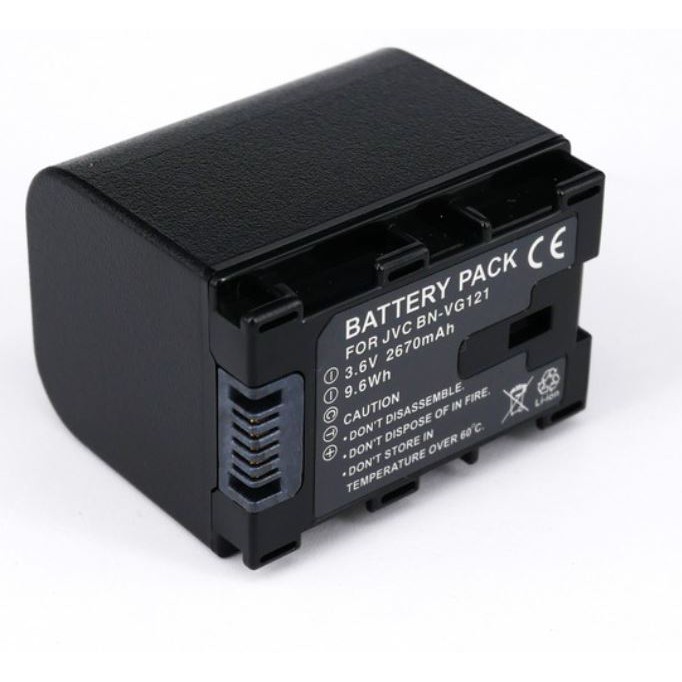 แบตเตอรี่กล้อง JVC รุ่น BN-VG121 BATTERY FOR JVC BN-VG121  •	ผลิตจากวัสดุคุณภาพ •