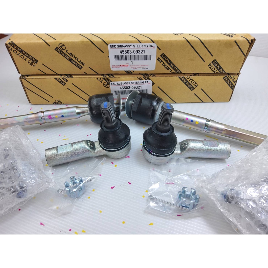 ลูกหมากแร็ค+ลูกหมากคันชัก L/R VIGO 4X4 Prerunner ตัวสูง #45503-09321,45046-09281***