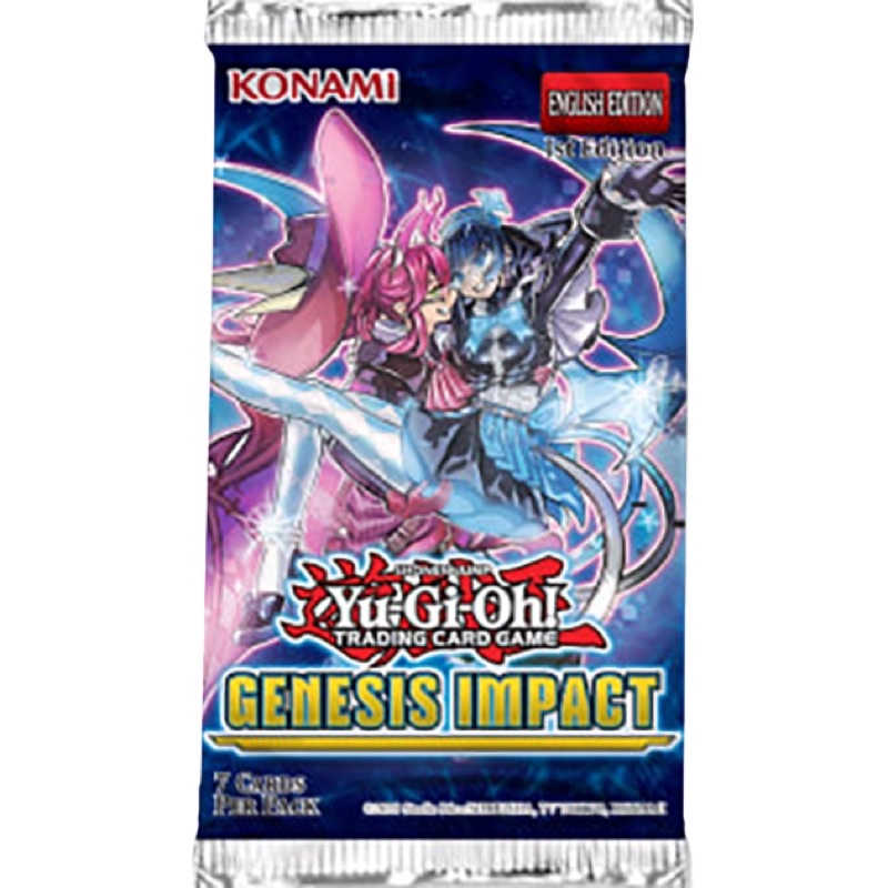 Yu-Gi-Oh! - Genesis Impact Booster Pack (7 Cards)