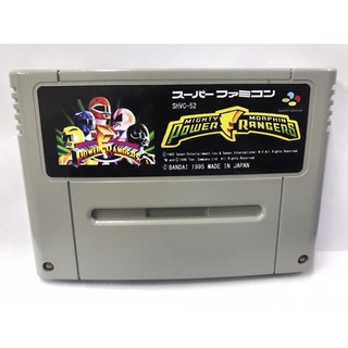 ตลับ SFC Mighty Morphin Power Rangers( ตลับ Repro) Super famicom