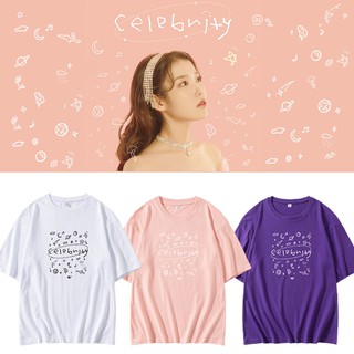 คอลูกเรือPre เสื้อยืด IU Celebrity FANMADES-5XL