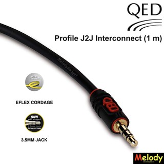 QED Profile J2J (3.5mm Jack to 3.5mm Jack) 1M.