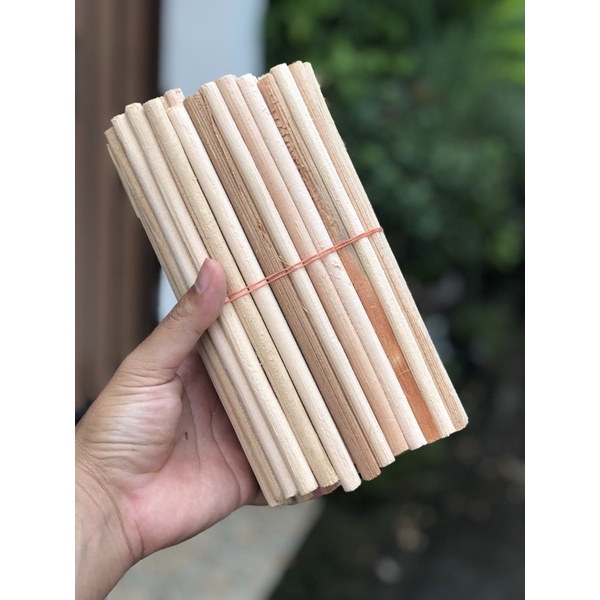 ก้านไม้ระกำมัดดอกข่ายาว8นิ้ว100ก้าน