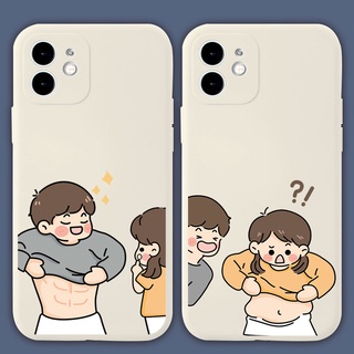 เคสiPhone11 โทรศัพท์เลนส์ป้องกันแขน เคสซิลิโคน ของแท้ เคสโทรศัพท์มือถือคู่รัก แบบนิ่ม ขอบตรง ลายตลก สําหรับ เคสไอโฟน11 โทรศัพท์ se2020 7 8 plus 11 เคสไอโฟน 12 13 14 pro max เคสไอโฟน 13 เคสไอโฟน เคสไอโฟน7พลัส xs XR iPhone case เคสโทรศัพท์