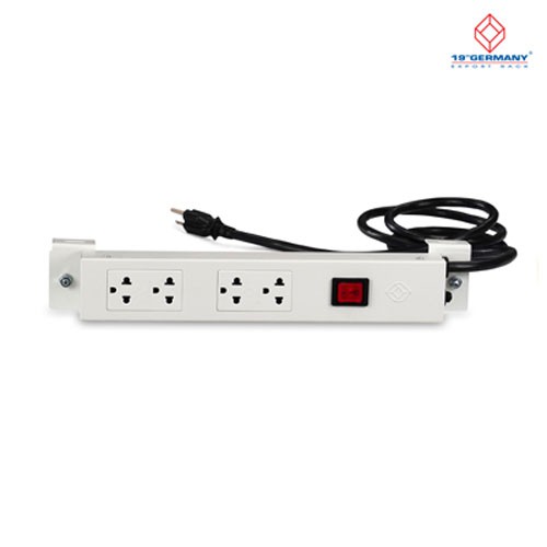 19" GERMANY EXPORT RACK รางไฟชนิด 4 Outlet (G7-00004)