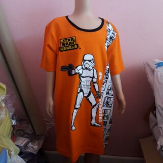 เสื้อยืด Star War-สีส้ม