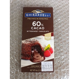 Ghiradelli 60% Cacao Bitt3raweet Chocolate Baking Bar ช็อคโกแลตชนิดแท่ง ราคาพิเศษ