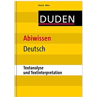 Duden-Abiwissen Deutsch Textanalyse und -interpretation 9783411746910 (นำเข้าโดยตรง 100%) หนังสือภาษาเยอรมัน