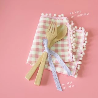 MOMOTARA No.7084 (ชุด 1) ลูกไม้แต่งริม Edge Lace ขนาด 1.1 CM ยาว 18 หลา เทป ริบบิ้น ลูกไม้ วัสดุตกแต่ง diy ลูกไม้ตกแต่ง
