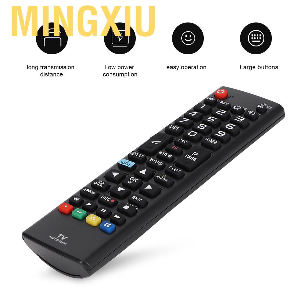 Mingxiu รีโมทคอนโทรลทีวีสําหรับ Lg Akb 73715601 Akb 73975709 Akb 739757 ...