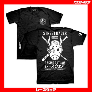 เสื้อยืดโอเวอร์ไซส์🏁 MASK RACER ลายหน้ากาก 🏎💨S-3XL