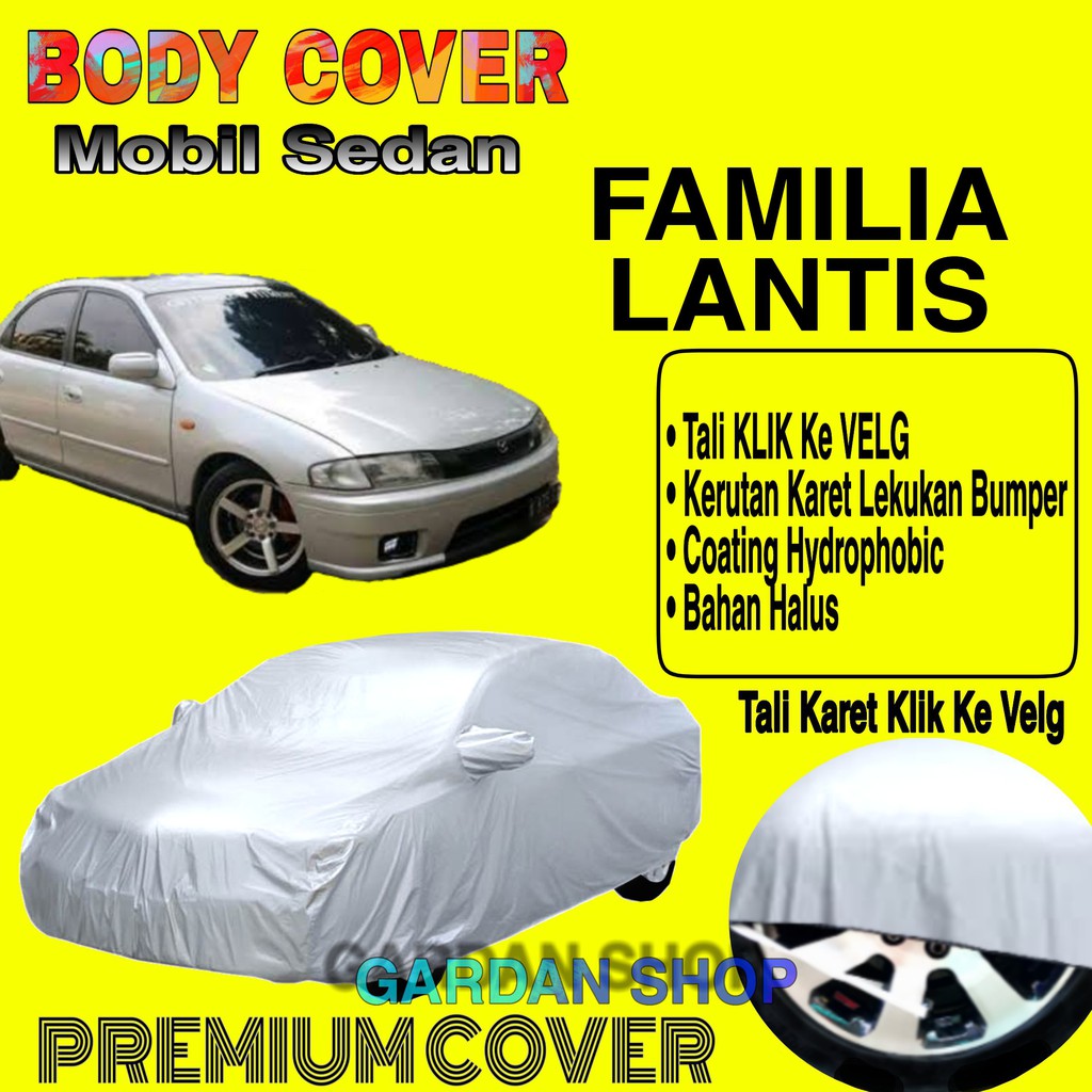 FAMILIA LANTIS ผ้าคลุมรถธรรมดา FAMILIA Lantis ผ้าคลุมรถ PREMIUM เคลือบกันน้ํา