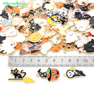 Abongbang 100 ชิ้น ฮาโลวีน เคลือบ Ch จี้ สําหรับทําเครื่องประดับ DIY สร้อยข้อมือ สร้อยคอ ดี