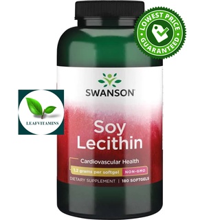 Swanson  Soy Lecithin Non-GMO 1200 mg / 180 Softgels