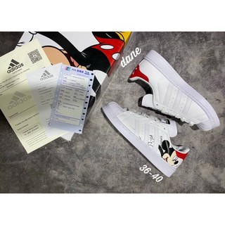 adidas super mickey mouse 🔥🔥รองเท้าแฟชั่น รองเท้าฝ้าใป