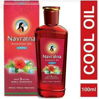 Navratna oil (น้ำมันลดอาการปวดหัว ผ่อนคลาย) 100ml.