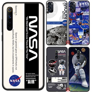 Uf41 เคสโทรศัพท์มือถือซิลิโคน แบบนิ่ม ลายนักบินอวกาศ Nasa สําหรับ Realme 2 3 5 5S 5i 6i 6 Pro Q X Lite