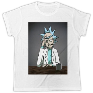 เสื้อยืดอินเทรนด์ผู้ชายอินเทรนด์ผู้หญิงเสื้อยืด ลายโปสเตอร์ RICK AND MORTY RICK DRUNK POSTER IDEAL GIFT COOL RETROS-3XL