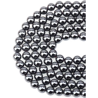 Natural Hematite Round Beads 6 mm 8 mm 12 mm