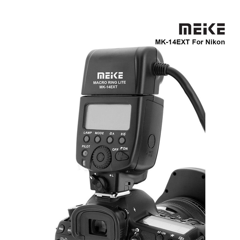 MEIKE MK-14EXT E-TTL / iTTL Macro Ring Flash for Canon / Nikon สินค้ารับประกัน 1 ปี