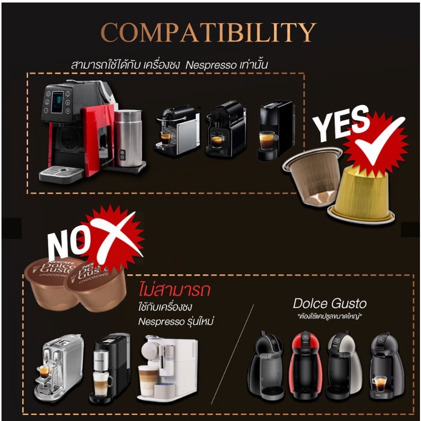 SET 60 แคปซูล กาแฟแคปซูลอะลูมิเนียม Bigeye ระบบ Nespresso คละรสเข้มและกลาง