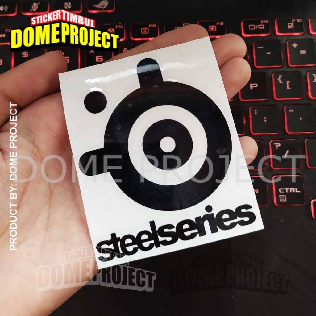 STEELSERIES สติ๊กเกอร์ตัด – สติ๊กเกอร์เล่นเกมระดับพรีเมียม กันน้ํา และป้องกันการซีดจาง สติ๊กเกอร์ติดมอเตอร์ไซค์และรถยนต์