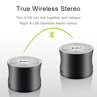 EWA A109 ของแท้ 100%! ลำโพงบลูทูธพกพา Wireless Speaker Super Bass