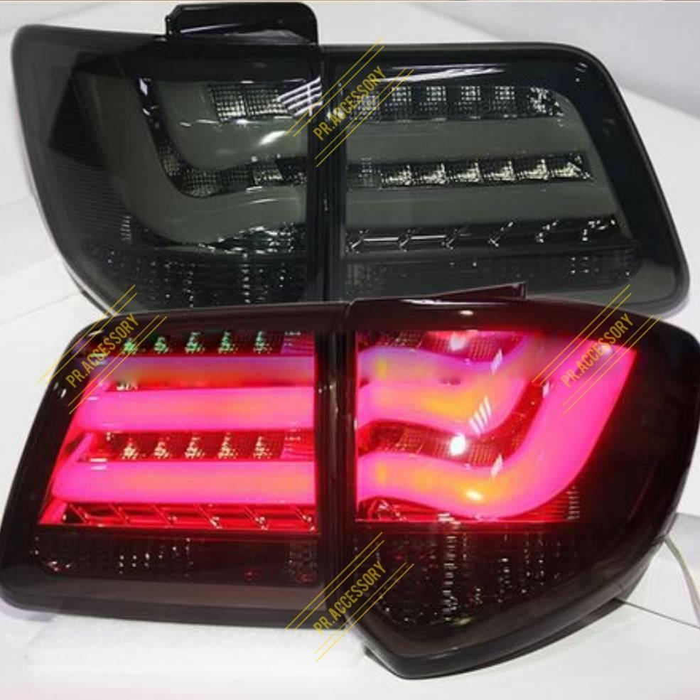 ไฟท้าย TOYOTA FORTUNER(แชมป์) 2012 LED V.2 VLAND SMOKE (1 คู่)