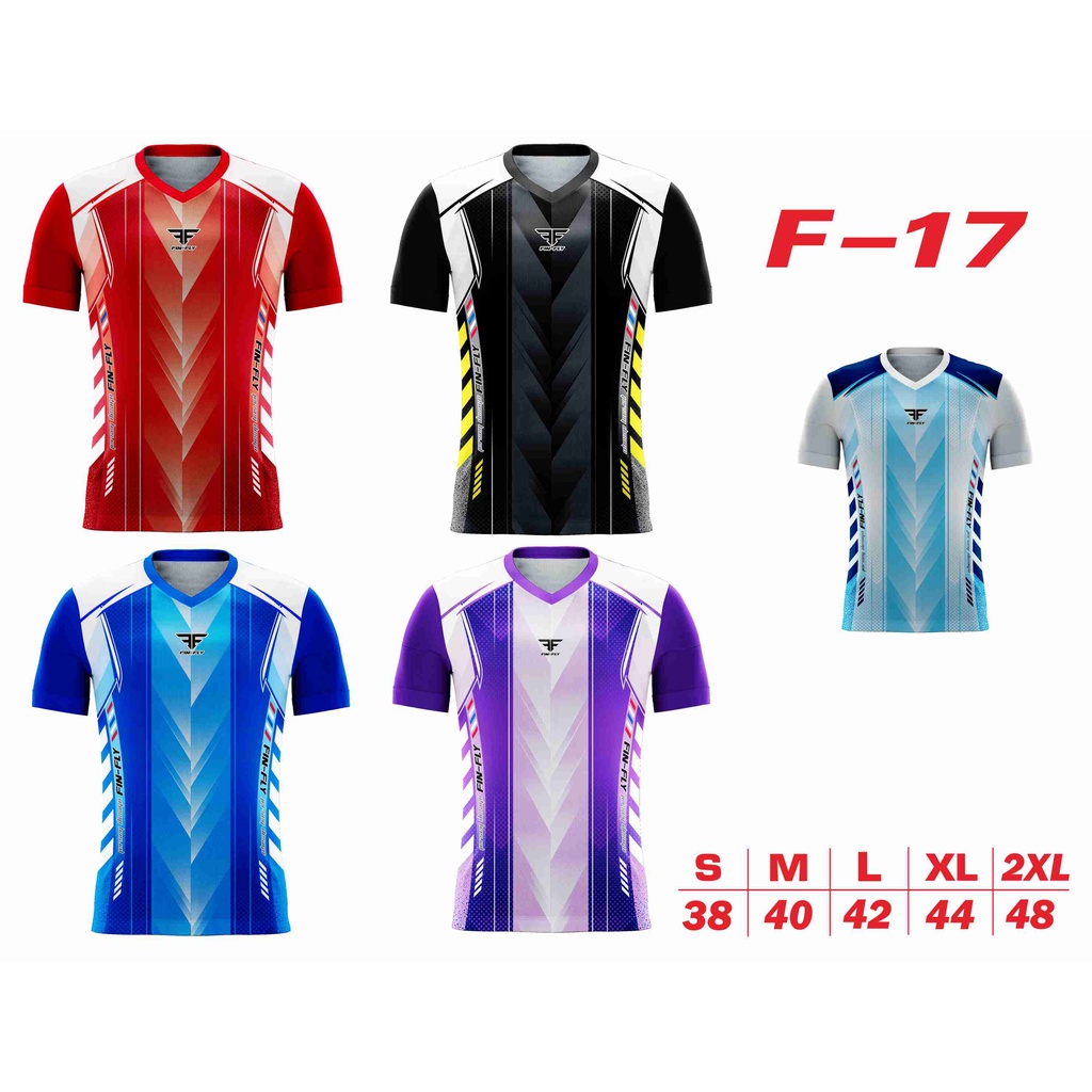 เสื้อกีฬาคอวี รุ่น F17