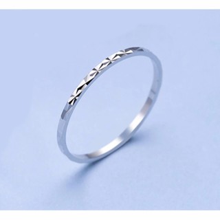 TANITTgemsแหวนนิ้วก้อยเงินแท้ Sterling Silver92.5%​​​​​​​ไซส์ 3#597