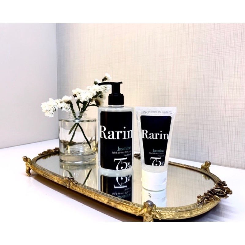 แอลกอฮอล์เจลล้างมือ กลิ่น มะลิ/กุหลาบ RARIN HandSanitizer (300ml)