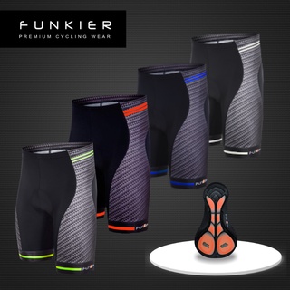 กางเกงจักรยานขาสั้น Funkier เป้าเจล S-2791