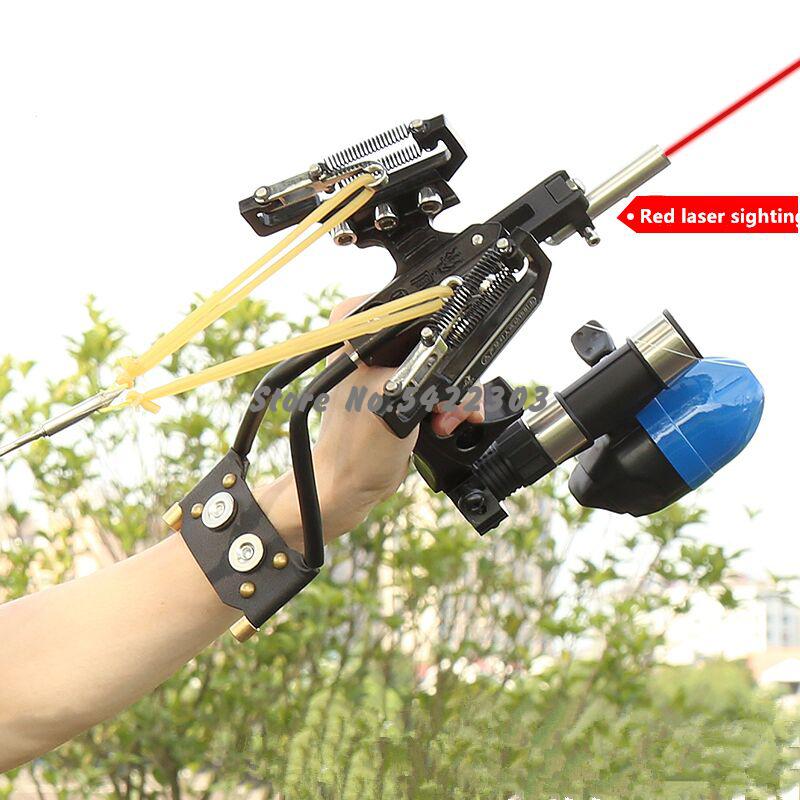 Powerful Multifunction Archery Target Shooting fish Slingshot Catapult Hunting bow Fishing Sling