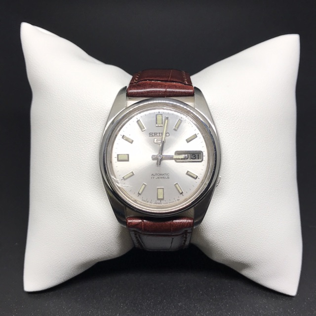 นาฬิกาแบรนด์ SEIKO 5 Automatic 17Jewels Made in japan ของแท้ สภาพสวย