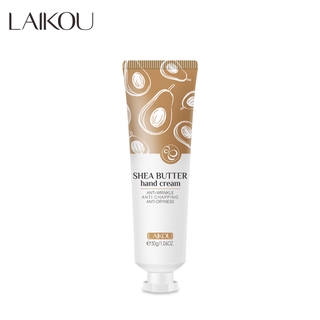 Laikou Shea Butter แฮนด์ครีมเพิ่มความชุ่มชื้น 30 กรัม.