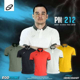 Ego เสื้อโปโลแขนสั้น ไหล่สโลป รุ่นPM212 ผ้าสวย*พร้อมส่ง