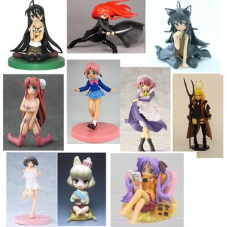 ฟิกเกอร์แท้ JP มือ1   Toys Works / Media Works  Shakugan no Shana,Yuzuhara ToHeart2,Kaiyodo Good afternoon,Lucky Star